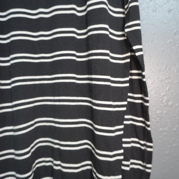 Rip Curl Womens Black & White Stripe Sleeveless Maxi Shirt Dress Size Medium - Picture 4 of 9